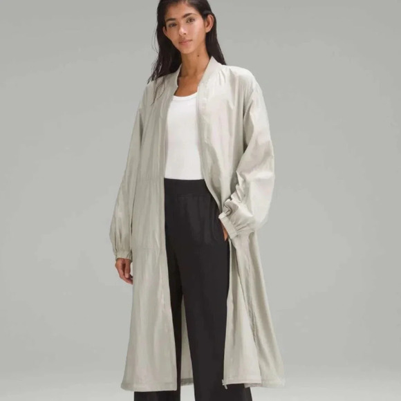 Lululemon  Reversible Drape-Sleeve Long Jacket - Picture 1 of 2